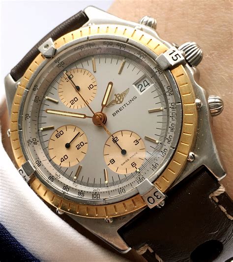 breitling chronomat gold rotating|breitling chronomat gold bezel.